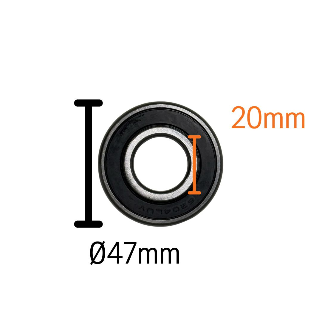 Rodamiento de bolas 6204-2 Rs