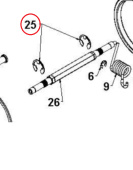 Montante De Oruga, Eje De 7/8 Montante De Oruga, Eje De 7/8