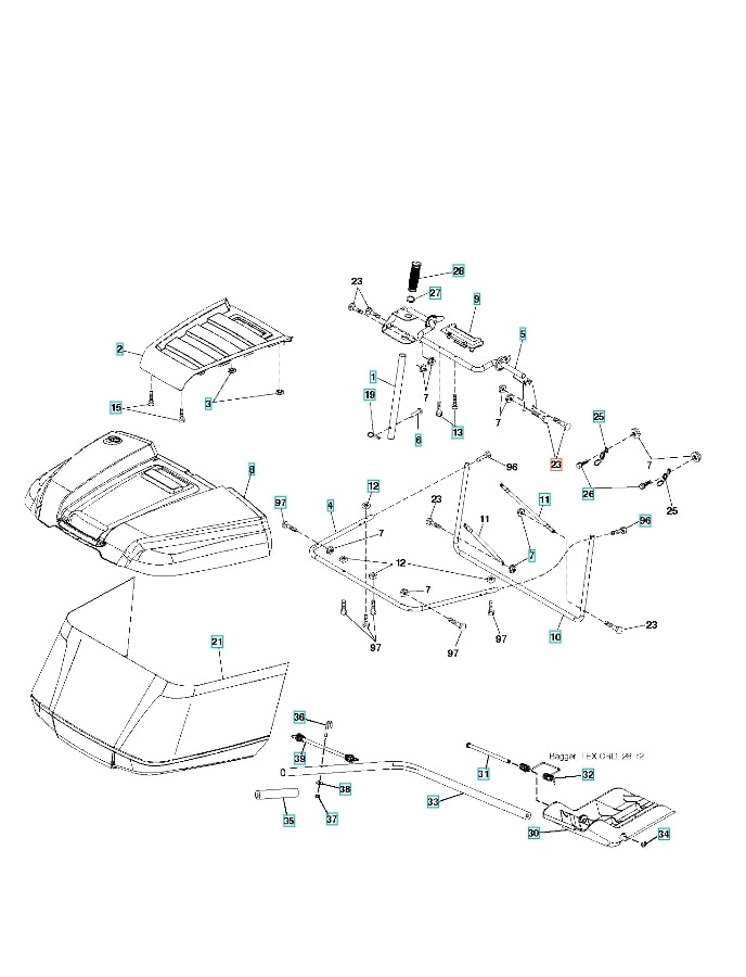 Perno De Carro,1/4-20X1 1/4 8720404-10