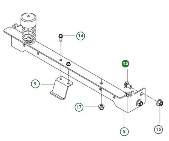 Perno De Carro, 3/8-16X3/4 8721406-06