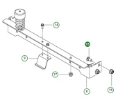 Perno De Carro, 3/8-16X3/4 8721406-06 Perno De Carro, 3/8-16X3/4 8721406-06