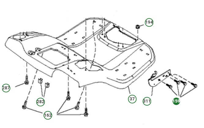Perno De Carro, 3/8-16X1 3/4 8721406-14