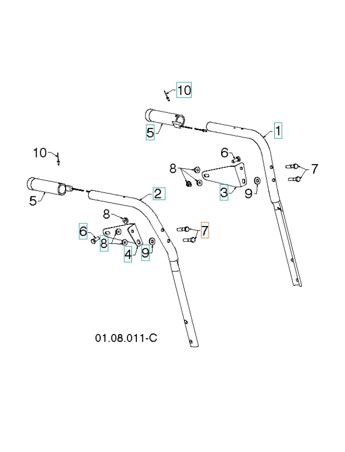 Perno, 5/16-18X1 1/2 8747805-24