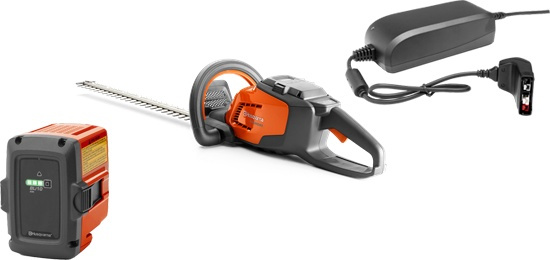 Husqvarna 115iHD45 + BLi10 & QC80 Cortasetos a batería