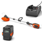 Husqvarna 215iL Tri-Cut Trimmer a batería + B70 & C80 Husqvarna 215iL Tri-Cut Trimmer a batería + B70 & C80