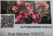 Juego de láminas para Automower 310/315- Pink Oktober Juego de láminas para Automower 310/315- Pink Oktober
